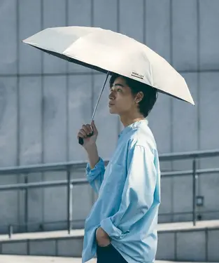 日本 Wpc. IZA 完全遮光UV100%折傘/ Compact Off White