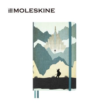 MOLESKINE x 魔戒限量系列筆記本/ L型/ 橫線/ 亞拉岡．王者歸宗