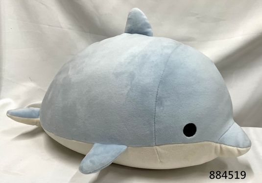 毅萬15吋趴姿海豚玩偶