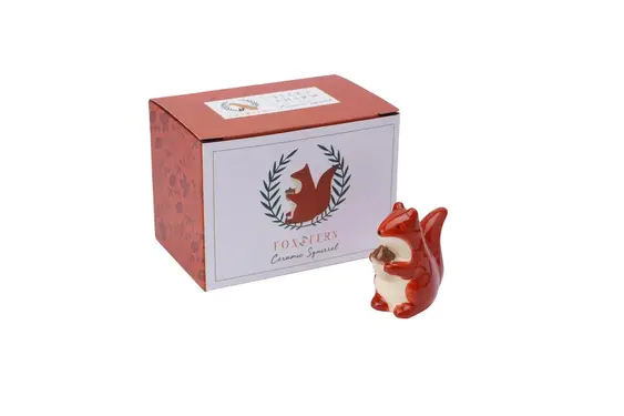 英國 CGB Giftware 陶瓷工藝擺飾/ 松鼠