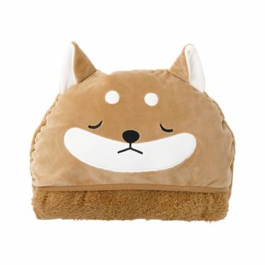 日本 LIVHEART Hot Animal 愛睏愛睏5Way 多用途抱枕蓋毯/ 柴犬-小太郎