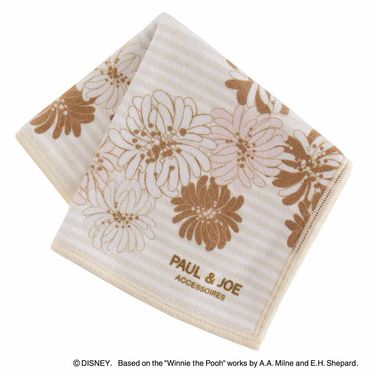日本 PAUL & JOE X Winnie the Pooh 拭鏡布/ Ivory