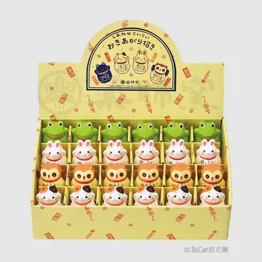 日本藥師窯錦彩樂和招福不倒翁/ Cat