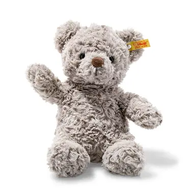 Steiff金耳釦泰迪熊/ Honey Teddy Bear/ Grey/ 28cm/ 黃標