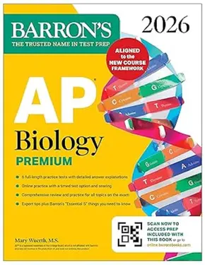 AP Biology Premium, 2026: Prep Book with 6 Practice Tests+Comprehensive Review+Online Practice