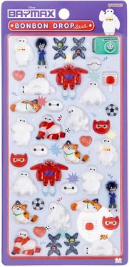 日本 sun-star BONBON DROP迪士尼澎澎貼紙/ 杯麵