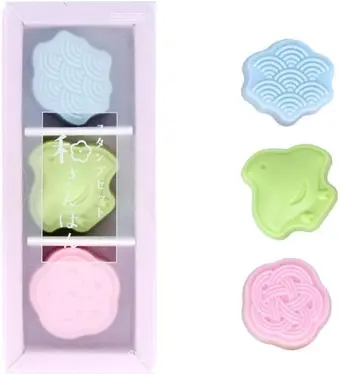 日本 sun-star 和三盆造型印章組/ 壽/ 3入