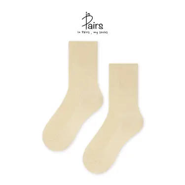 in Pairs中筒襪/ Colorful Life/ 奶茶