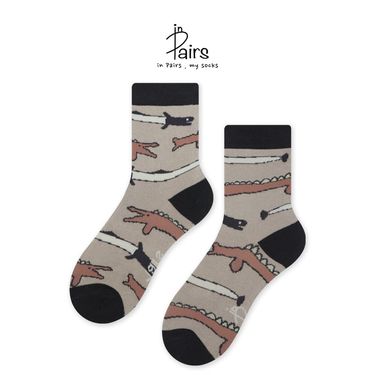 in Pairs中筒襪/ 兒童塗鴉/ 水怪/ M