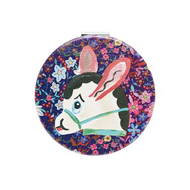 日本 Nathalie Lete 隨身兩面鏡/ Donkey