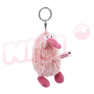 NICI粉紅奇異鳥鑰匙圈