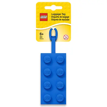 LEGO樂高積木造型吊牌/ 藍色