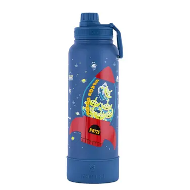 HOUSUXI迪士尼玩具總動三眼怪大容量保冷保溫瓶/ 附吸管/ 1200ml