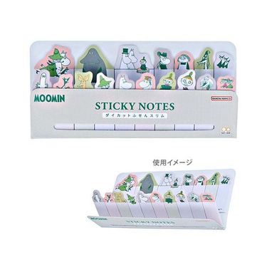 sun-star標籤便條紙/ Moomin/ 灰/ 歡慶80週年