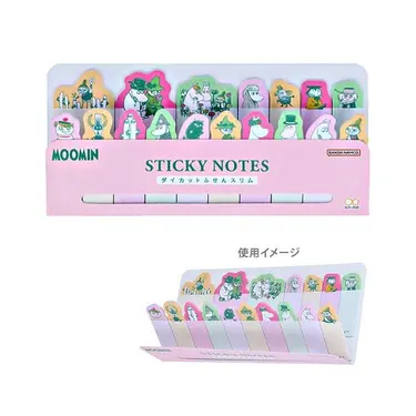 sun-star標籤便條紙/ Moomin/ 粉/ 歡慶80週年