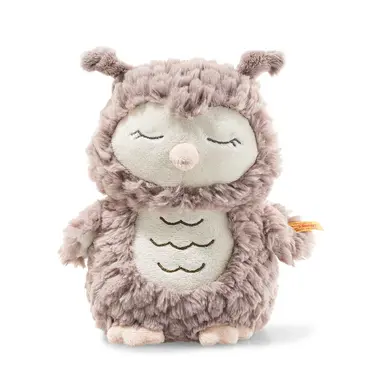 Steiff金耳釦泰迪熊/ Ollie Owl貓頭鷹/ 23cm/ 黃標