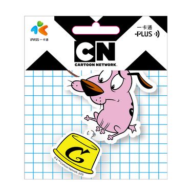 膽小狗英雄造型一卡通/ 飯飯! 代銷