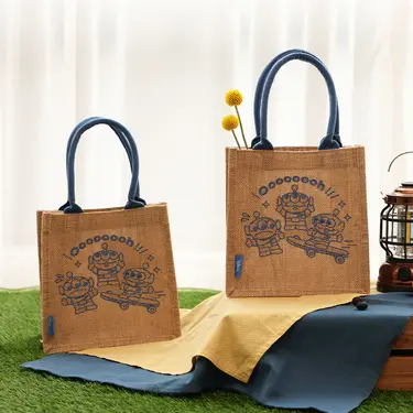 HOUSUXI迪士尼玩具總動員三眼怪刺繡麻布袋