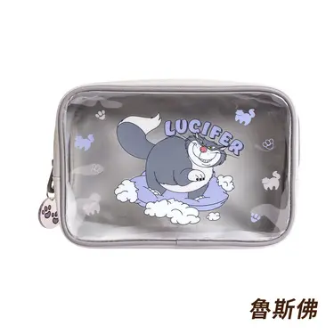 HOUSUXI迪士尼魯斯佛透明萬用收納包