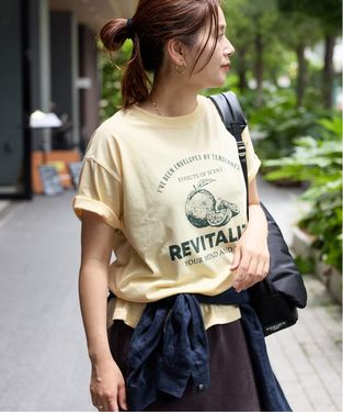 JS/TCR FRUIT TEE/上衣/黃色(081)/FREE