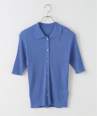 JS/Sheer Lame Mix Cardigan/針織衫/藍色(045)/FREE
