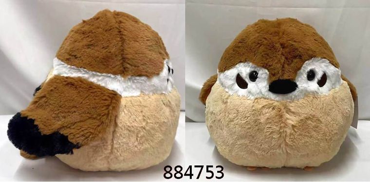 毅萬22cm麻雀玩偶