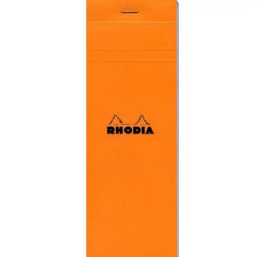 法國RHODIA 上掀式騎馬釘方眼筆記本/ shopping/ Orange/ Squared