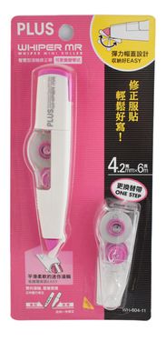 PLUS WH-604-11智慧型滾輪修正帶/ 4mm/ 附更換替蕊