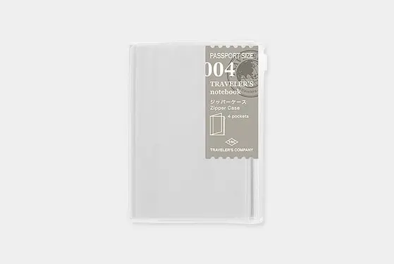 日本 TRAVELER'S COMPANY TRAVELER'S notebook 004 旅人手帳夾鏈袋/ Passport Size