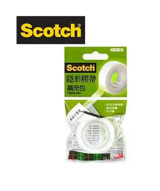 3M隱形膠帶補充包/ 19mmx15m