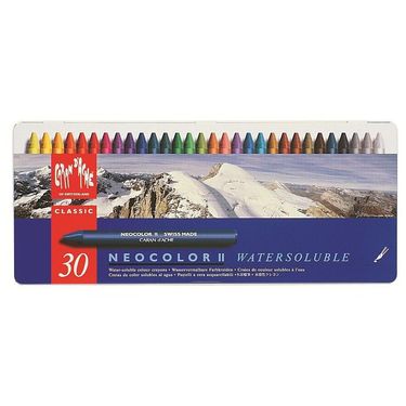 CARAN D'ACHE NEOCOLOR II專業水溶性蠟筆/30色