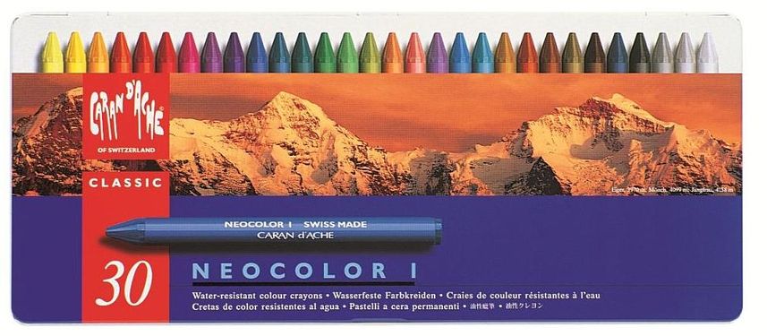 CARAN D'ACHE NEOCOLOR I專業級油性蠟筆/30色