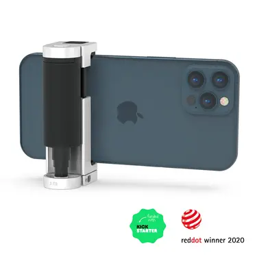 Just Mobile ShutterGrip™ 2掌握街拍翻轉藍牙握把/ 銀黑色