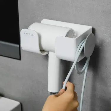 Unique Art Hair Dryer. Know無痕壁貼式吹風機架