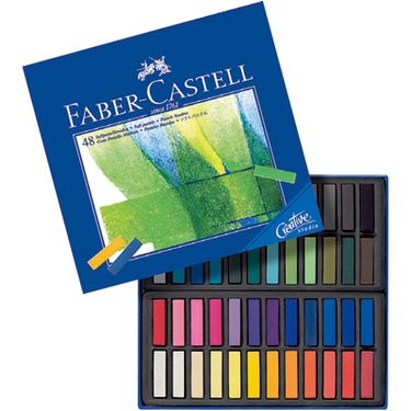 FABER-CASTELL軟性粉彩條/ 48色/ 短型