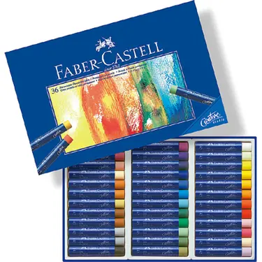 FABER-CASTELL創意工坊油性粉彩條/ 36色