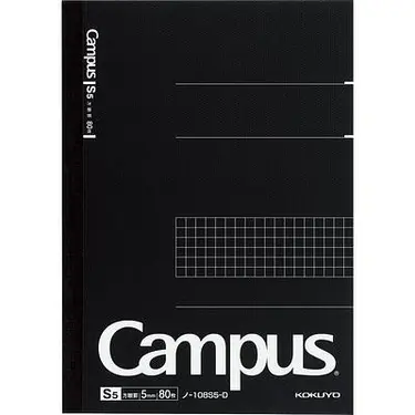 KOKUYO Campus大人系列筆記本/ 方格/ A5/ 80枚