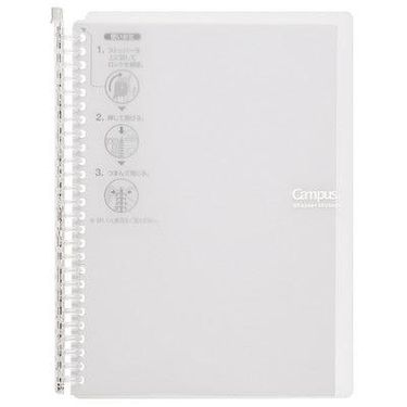 KOKUYO Cpus26孔活頁夾筆記/ 60P/ 透明