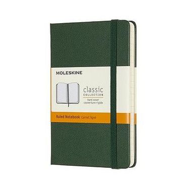 MOLESKINE經典硬殼筆記本/ 口袋/ 橫線/ 綠