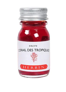 法國Jacques Herbin 10ml鋼筆沾水筆墨水/ Corail Des Tropiques
