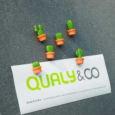 QUALY仙人掌磁鐵/ 橘