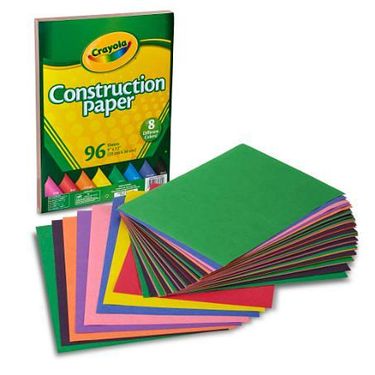 Crayola 8色彩色紙/ 96張