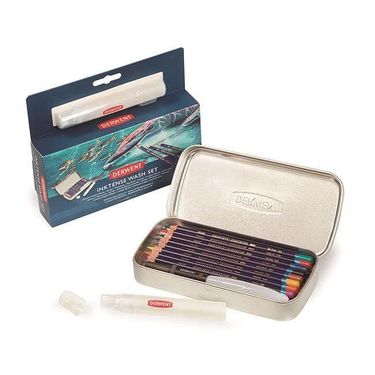 DERWENT水墨色鉛筆隨身組/ 附水筆噴水器