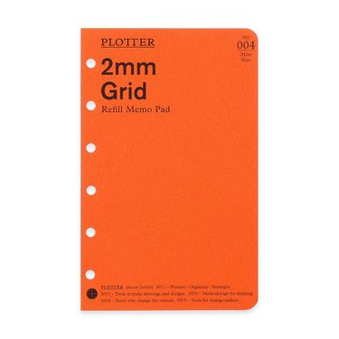 日本 PLOTTER 004 萬用手冊內頁/ Mini/ 方眼
