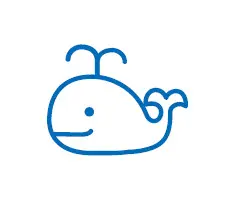 PILOT魔擦印章/ 鯨魚