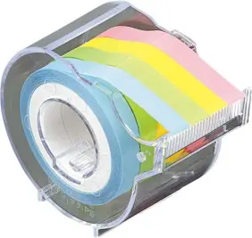 YAMATO 四色透明粉彩標示膠帶/ 7mmX10m