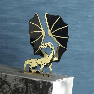 Tsnow小直角書籤/ 貝武夫龍