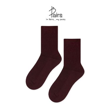 in Pairs中筒襪/ Colorful Life/ 紅酒