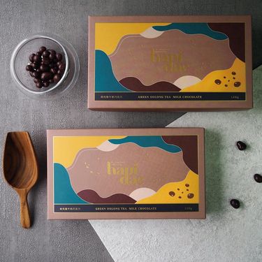 hapidae綠烏龍牛奶巧克力