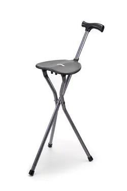 Merry Sticks悅杖三腳手杖椅/ 紳士格紋